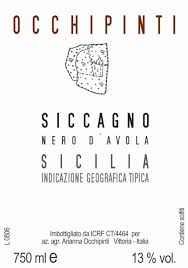 Occhipinti "Siccagno" Nero d'Avola 2016