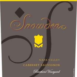 Snowden Cabernet Sauvignon Brothers Vineyard 2016