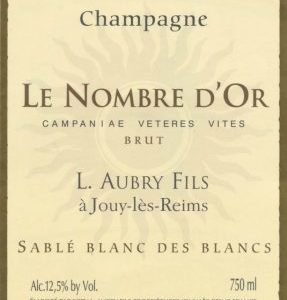 Aubry Fils La Nombre d'Or Sable Blanc de Blanc Champagne 2010