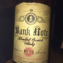 Bank Note Blended Scotch Whiskey 5 Years 1 Liter