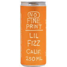 No Fine Print Lil Fizz NV Four-Pack Cans