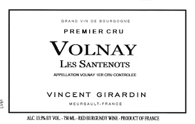Girardin Volnay Premier Cru Santenots 2015