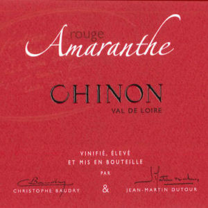 2018 Baudry-Dutour Chinon "Amaranthe"