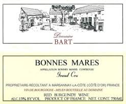 2018 Domaine Bart Bonnes Mares Grand Cru